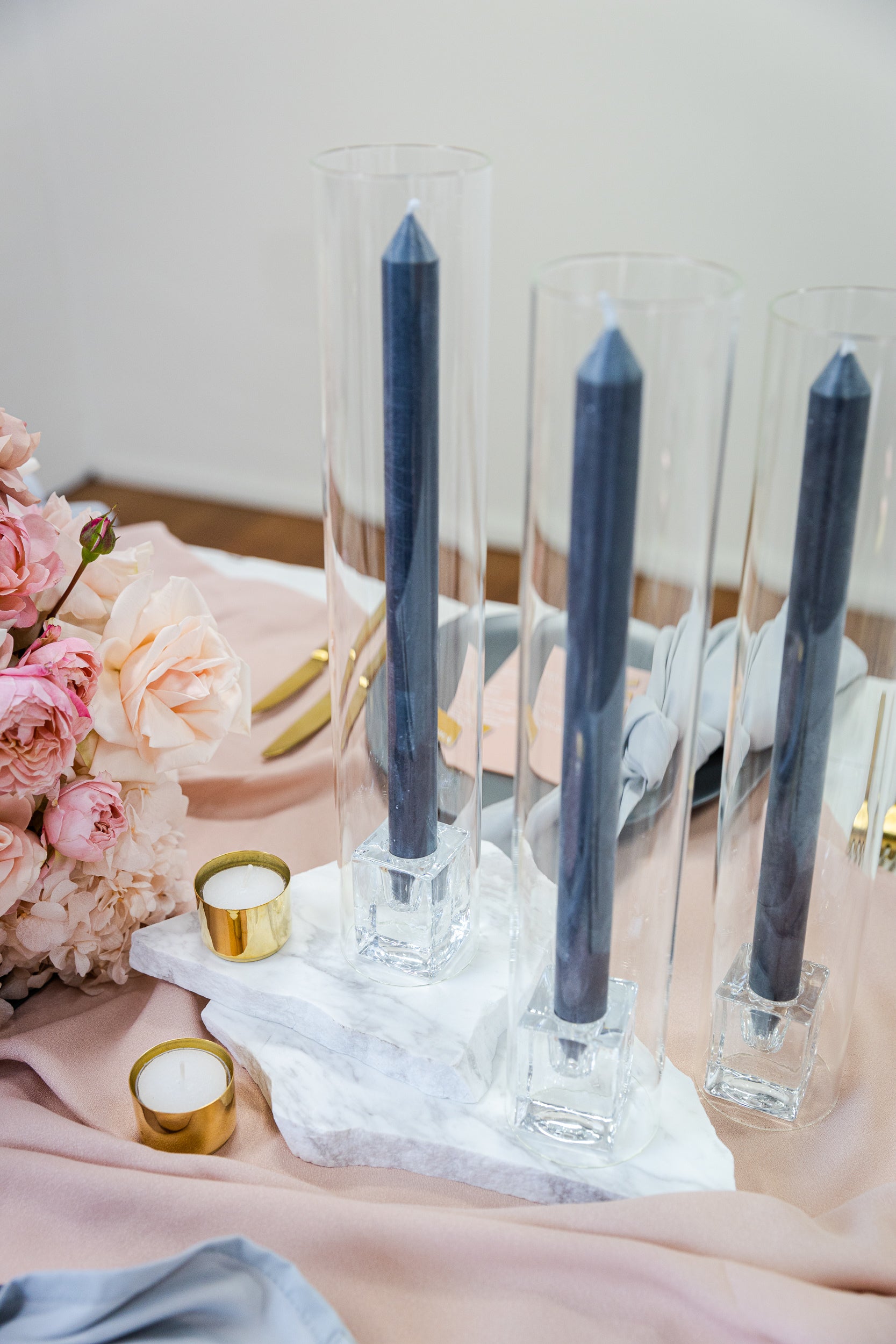 Cylinder Glass Candle Sleeve (6.5cm x 35cm)